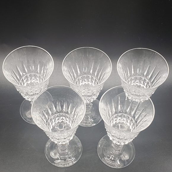 Set Of 4 Cordial Cristal d'Arques Taille - Picture 2 of 5